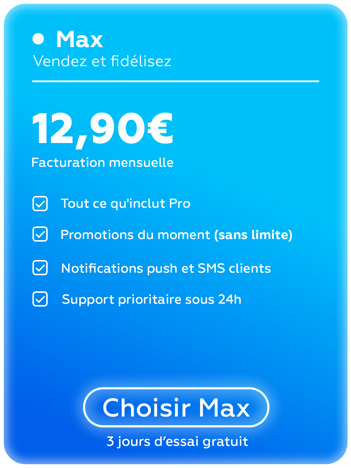 Offre Max SwiftyPharm — 12,90€/mois — promotions click and collect